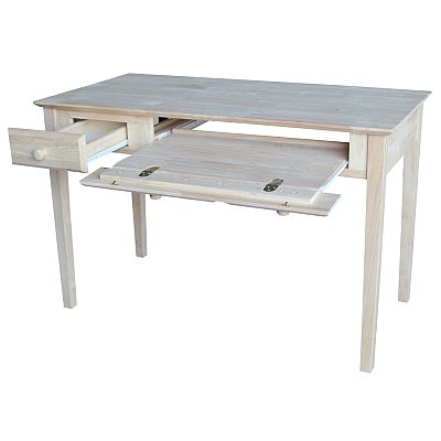 READY TO ASSEMBLE COMPUTER DESK: Unfinished Furniture